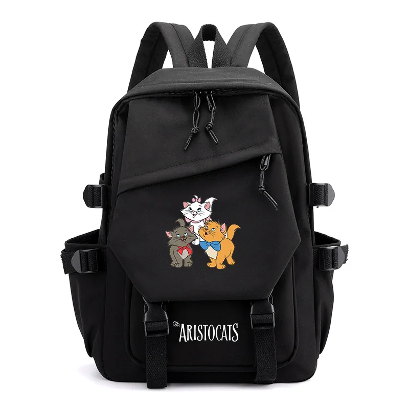 

MINISO The Aristocats Marie Cat Boys Girls Backpacks Teenager Student Backpack Women Rucksack School Bags Travel Bag Mochila