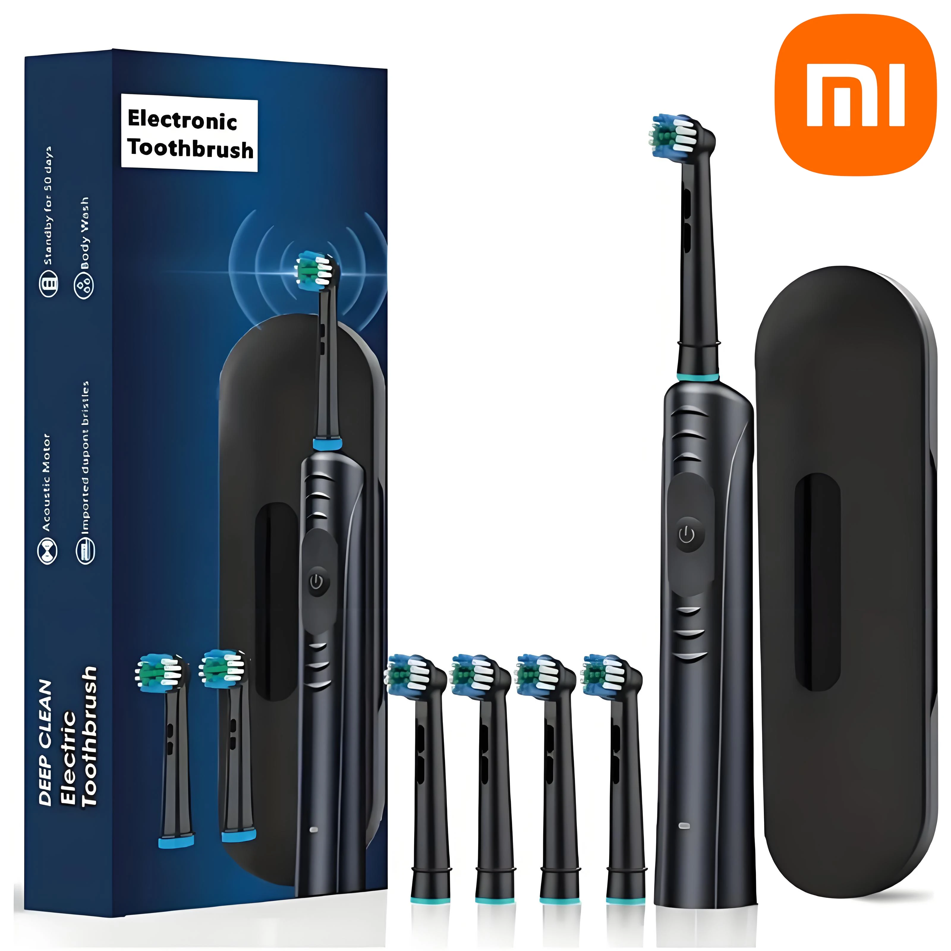 Xiaomi Electric Toothbrush USB Charging Smart Toothbrush Deep Cleaning Ultrasonic Toothbrush Cleans Tartar and Gum Stains