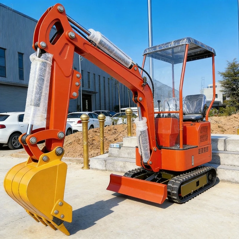 

Customized Kubota 1.0/2.5t Excavator Mini Diesel Engine Hydraulic Digger Europe Godet Chantier Construction
