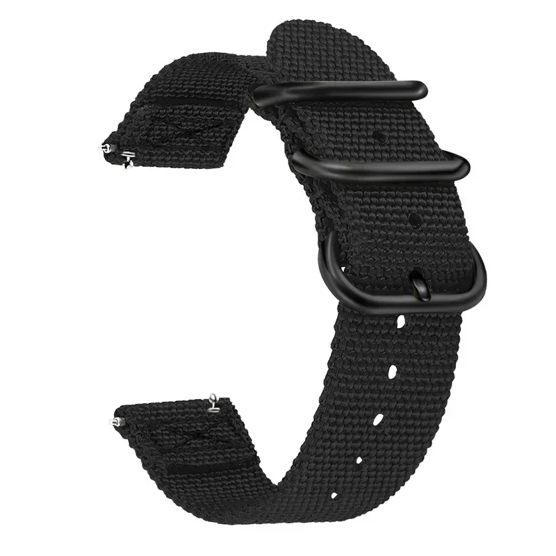 Garmin Forerunner 용 22mm 나일론 스트랩 265 965 955 255 Garmin Venu3/2 용 음악 3 링 버클 통기성 팔찌 팔찌