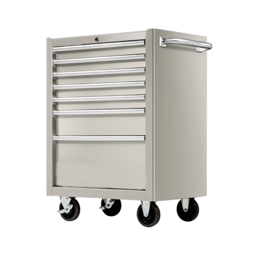 Customizable ODM/OBM Support Grey 7-Drawer Mechanic Tool Cabinet With Wheels