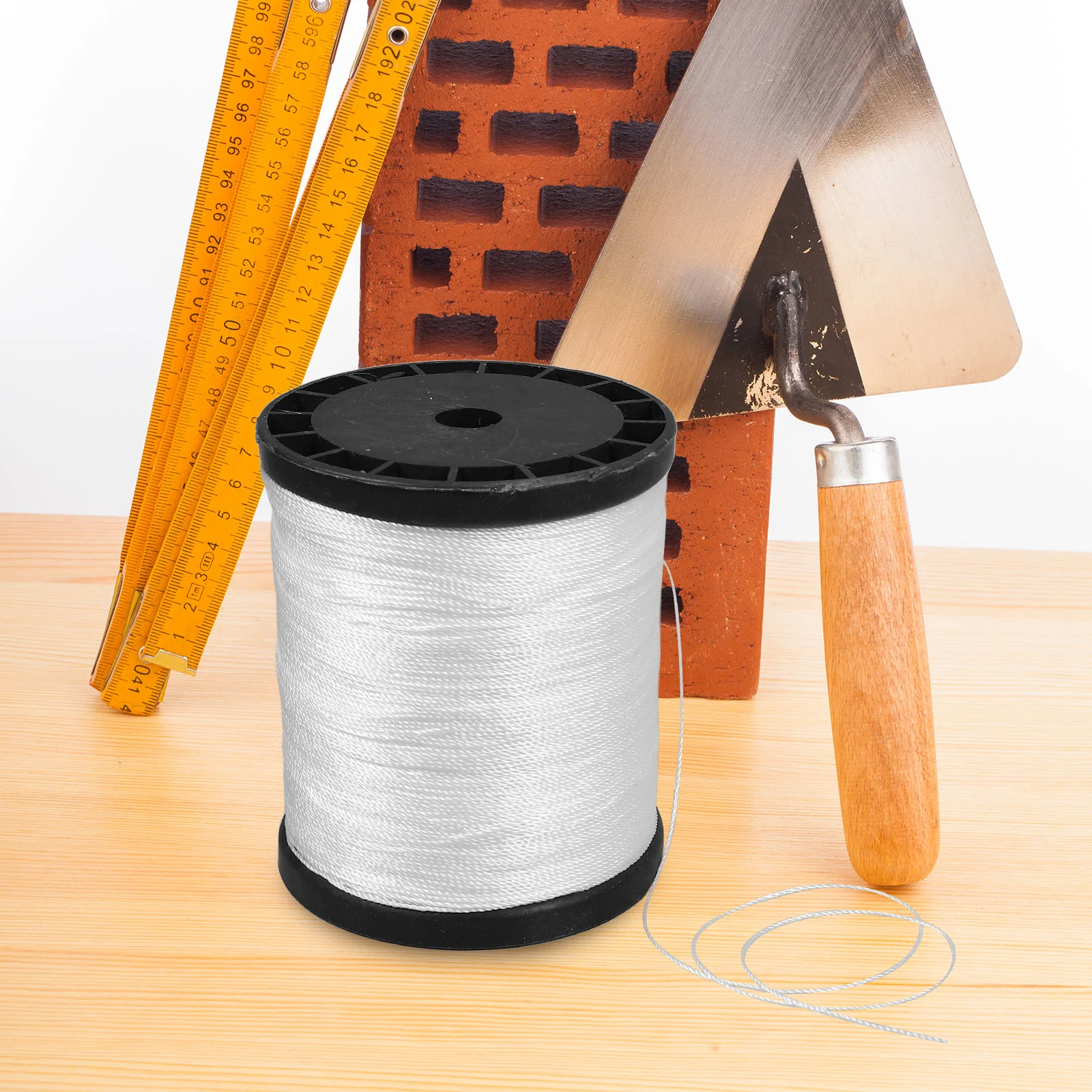 Nylon linha planta laços para construção, fio jardim, plantas corda trabalho, trabalhos de alvenaria, 2 rolos