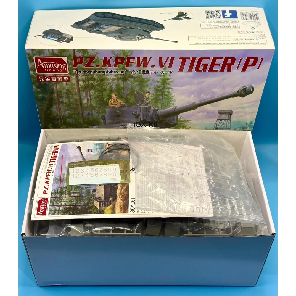 amusing-35a061-1-35-scale-pz-kpfw-vi-tiger-p-truppenubungsfahrze-‌tank-vehicle-plastic-assembly-model-building-kit