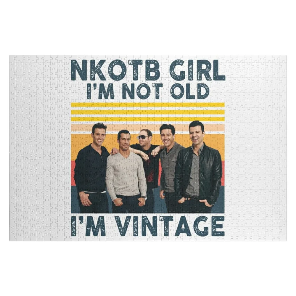 

Classic NKOTB Jigsaw Puzzle With Personalized Photo Toys For Children Puzzle