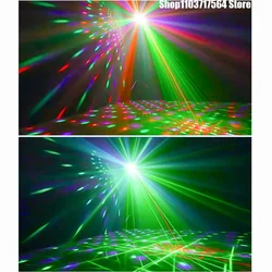 Full color led stage laser light colorful rotating disco light KTV bar atmosphere light Christmas projection flash