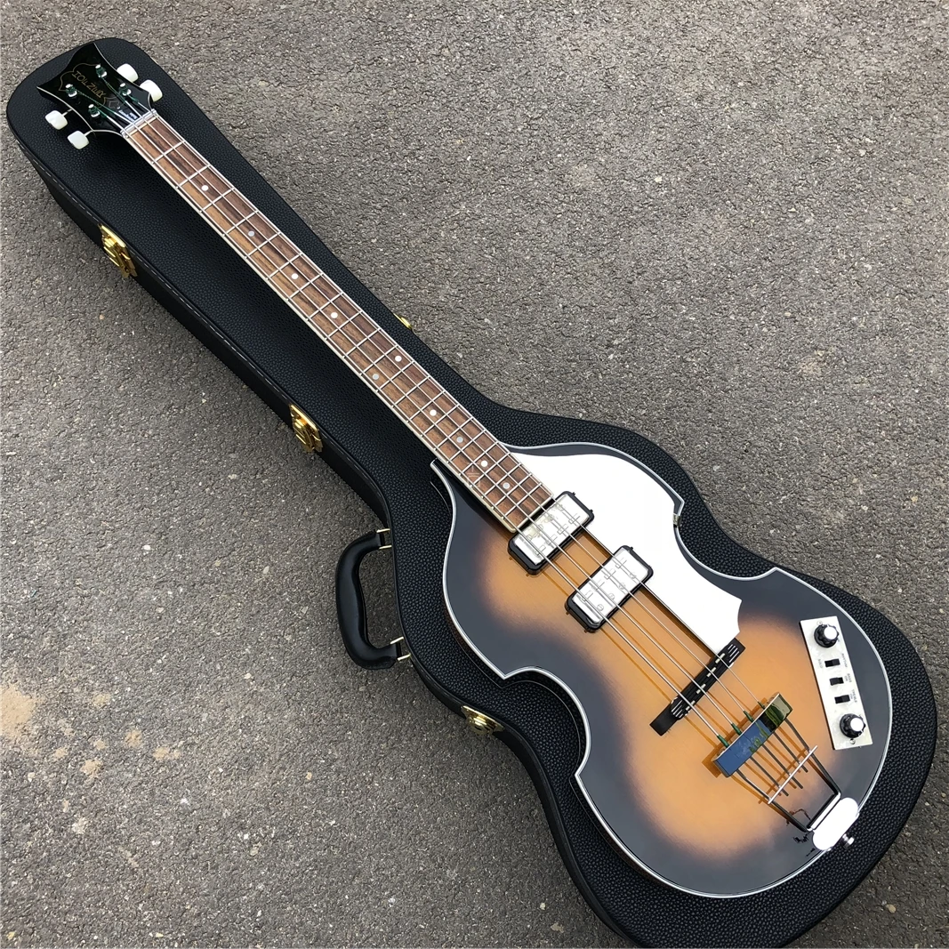 Classic HOFNER, Violin Bass, Four String Guitar, Professional Solid Wood, Free Delivery to Home