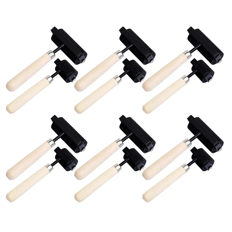 

1,5-дюймовый и 3-дюймовый валик из твердой резины, тяжелая стальная рама, инструменты для рукоделия, 12 шт.