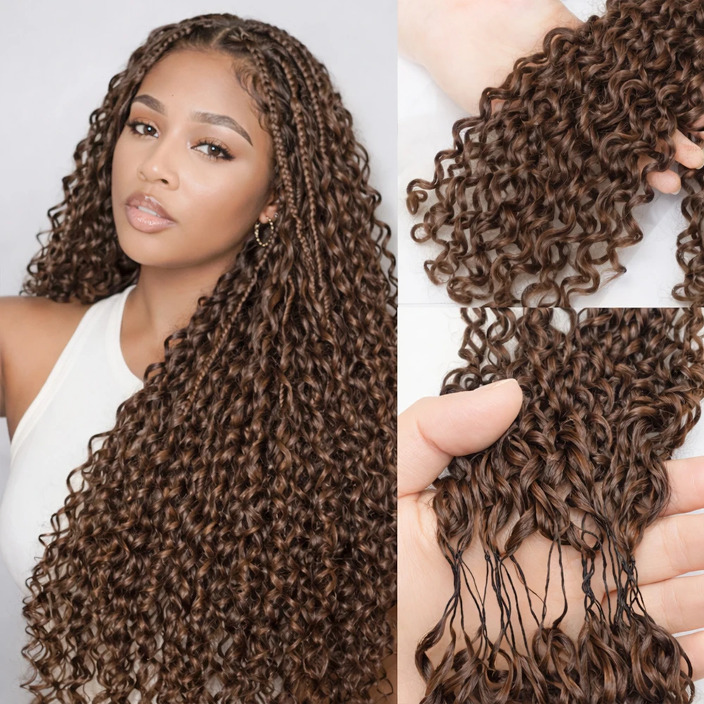 

Наращивание волос Deep Wave коричневого цвета с эффектом перьев, невидимые бесшовные пряди, предварительно разделенные, кудрявые, из натуральных человеческих волос для чернокожих женщин