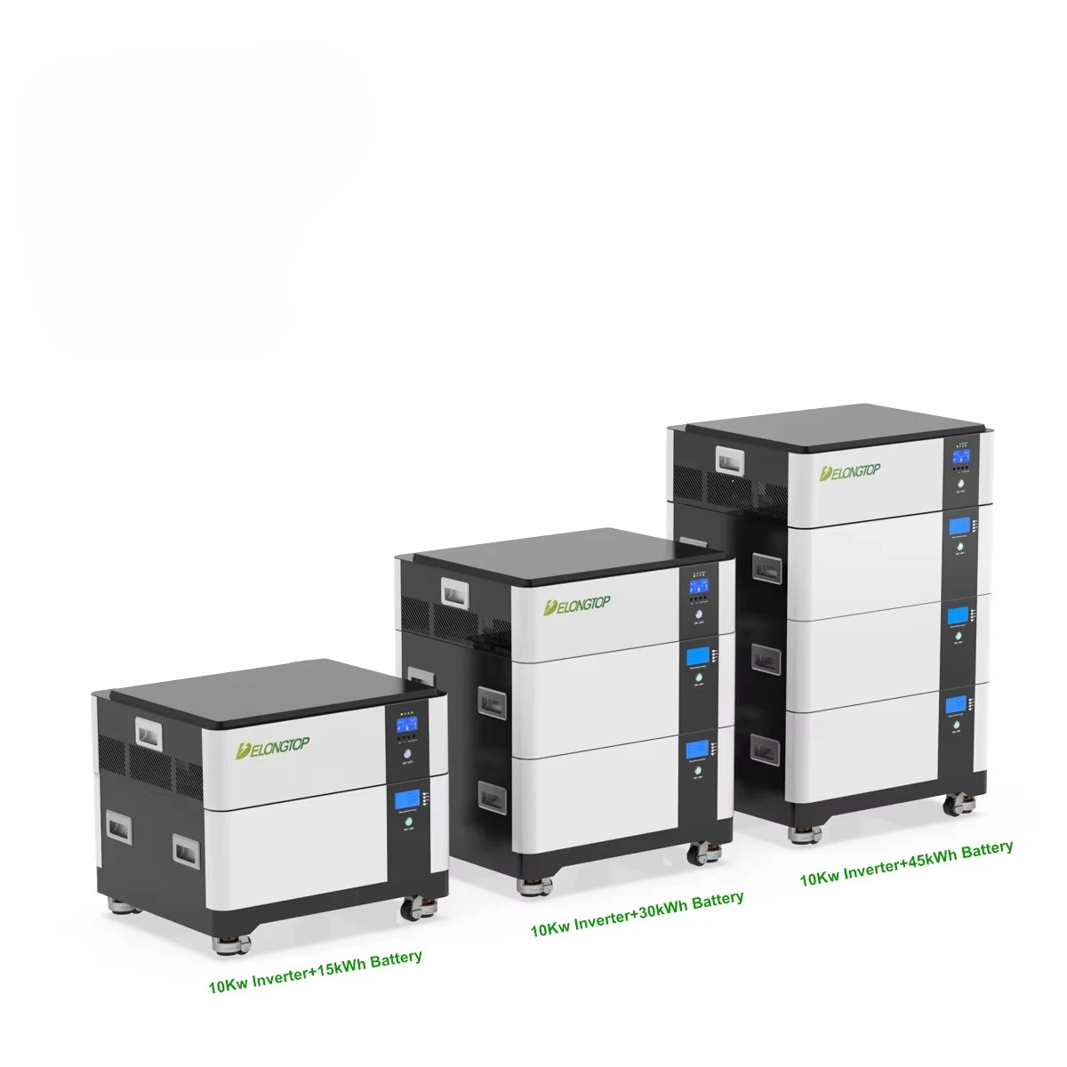 

All in One 15Kwh 30Kwh 45Kwh Solar Inverter Stacked Lithium Battery Home Energy Storage 6000 Cycle 51.2V 300Ah LiFePO4 Battery