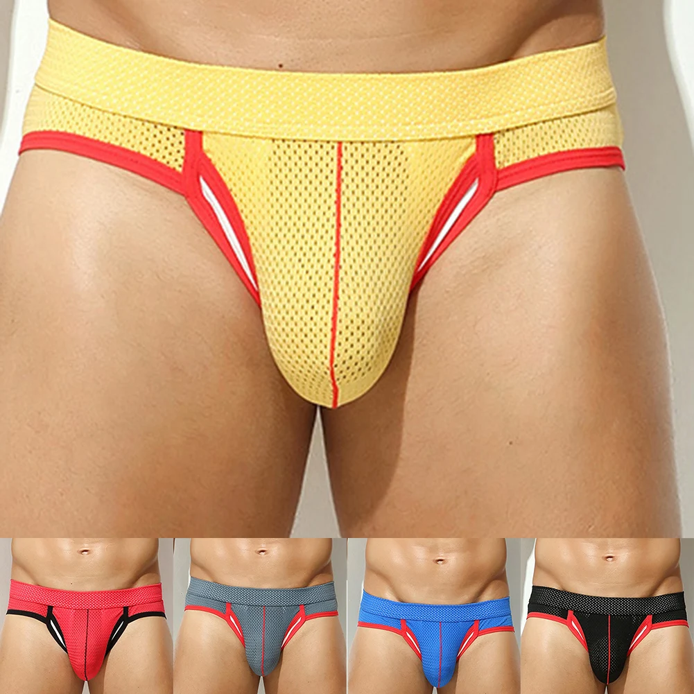 

Everyday Comfort Low Waist Underpants Elastic Pouch Elastic Sexy Underpants For Men Bikini L Breathable Design