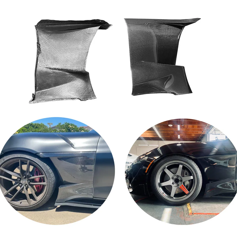 

High Quality Carbon Fiber Side Fenders for GR Supra A90/A91 2019+ EVA Style Bumper Upgrade