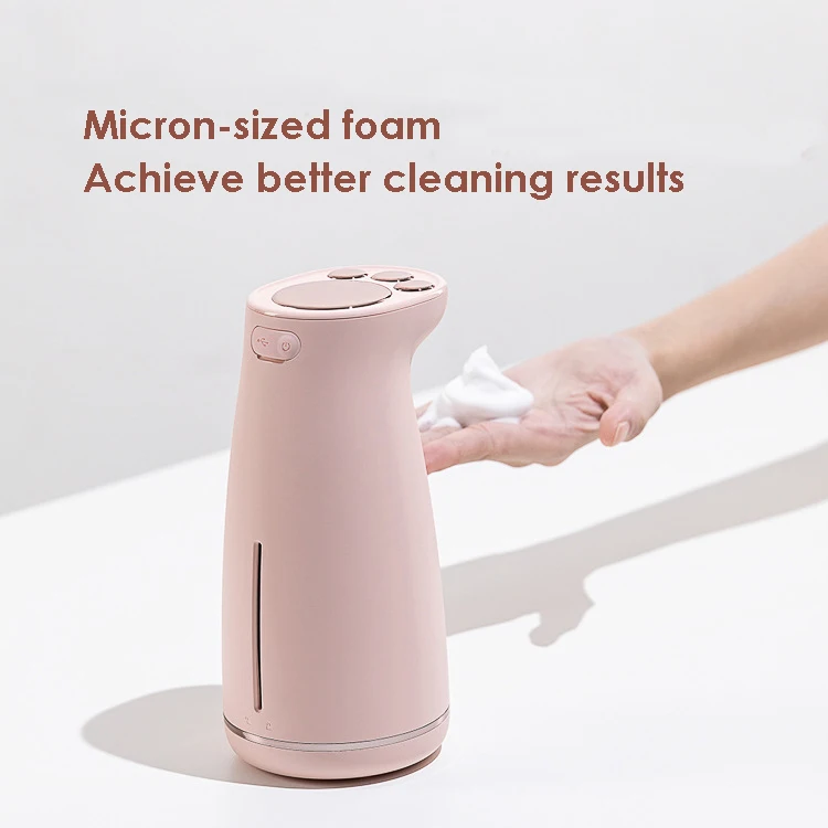 Cat Paw Foam Soap Dispenser Automatic Touchless Foaming Dispenser IPX4 300ml Infrared Sensor Rechargeable for Bathroom Kitchen