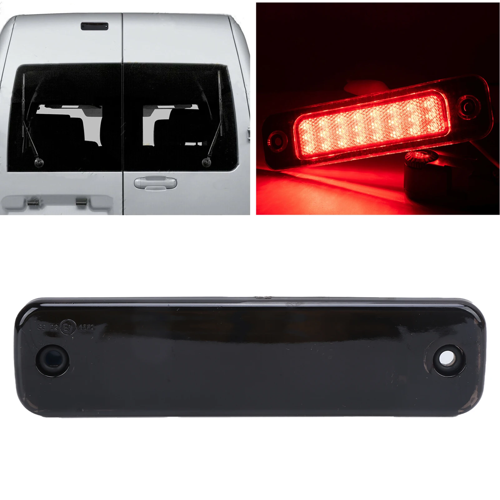 For Ford Transit MK7 2006 2007 2008-2014 1 Pc LED High Mount 3rd Brake Light Tail Lamp Replacement Smoky Lens 5128002