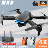 E99 Dual Camera Drone MHD Folding Drone High-Definition Aerial Photography Quadcopter Outdoor Cheap Drone With Camera for Kids
