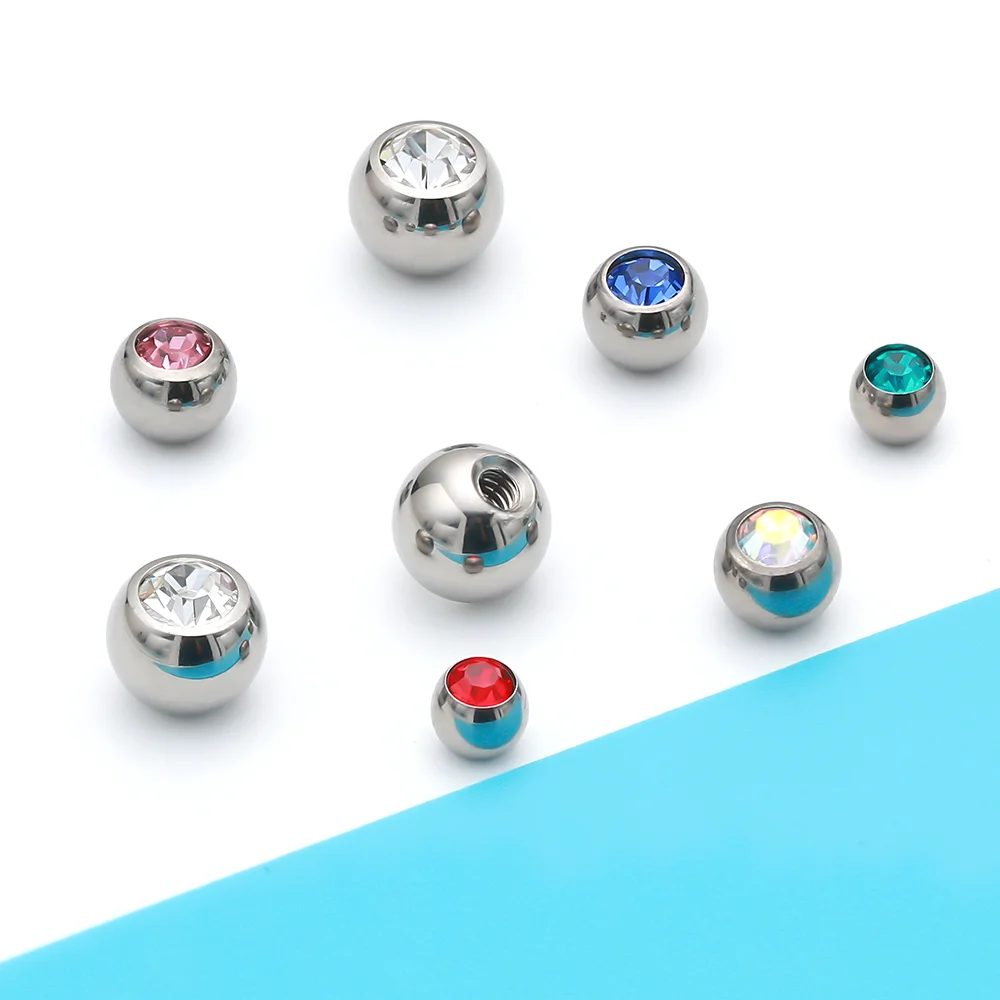 10pc Titanium Replacement Spar - Body Jewelry Replacement Ball ulasan dan harga