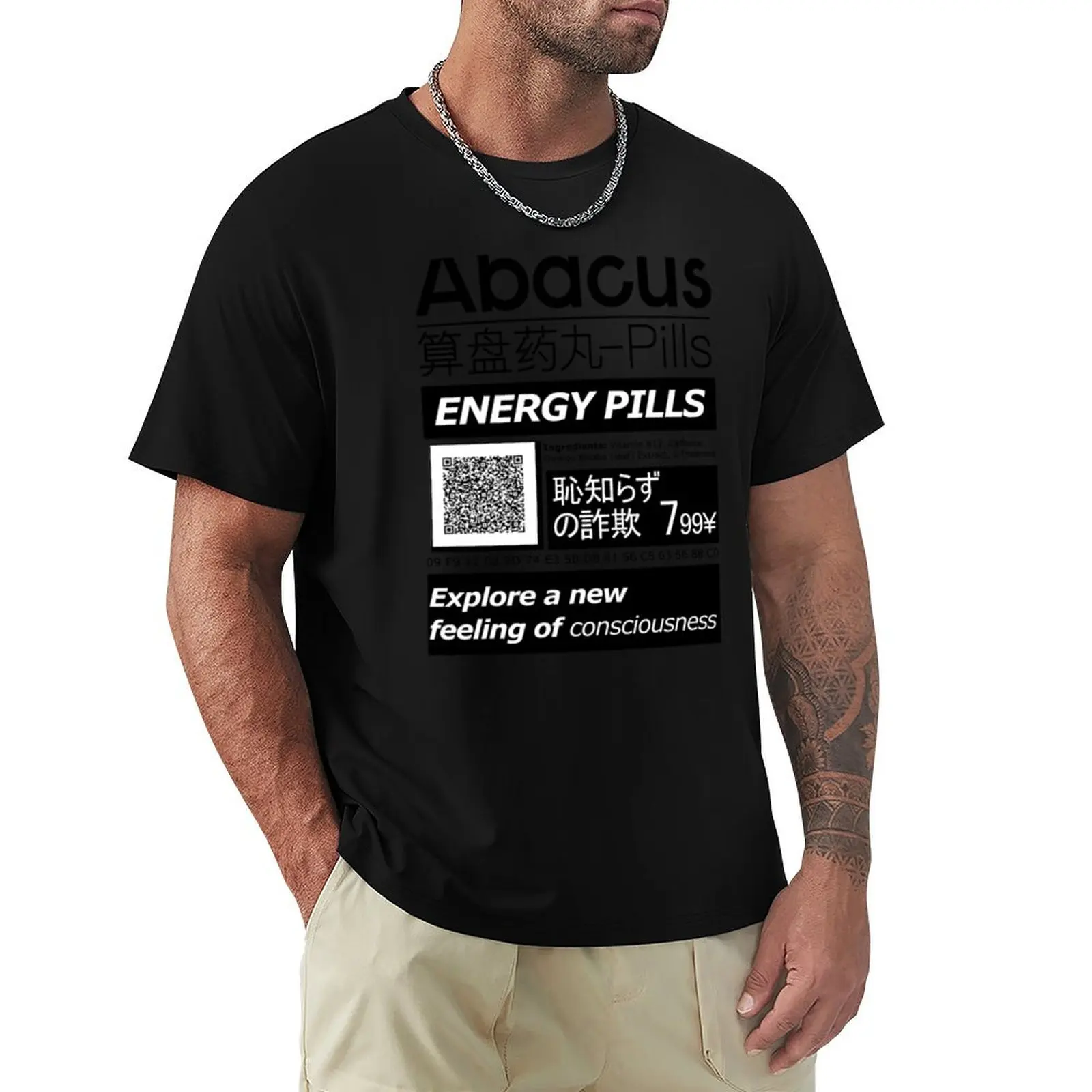 

Energy Pills T-Shirt Art Pattern Printed Casual Top