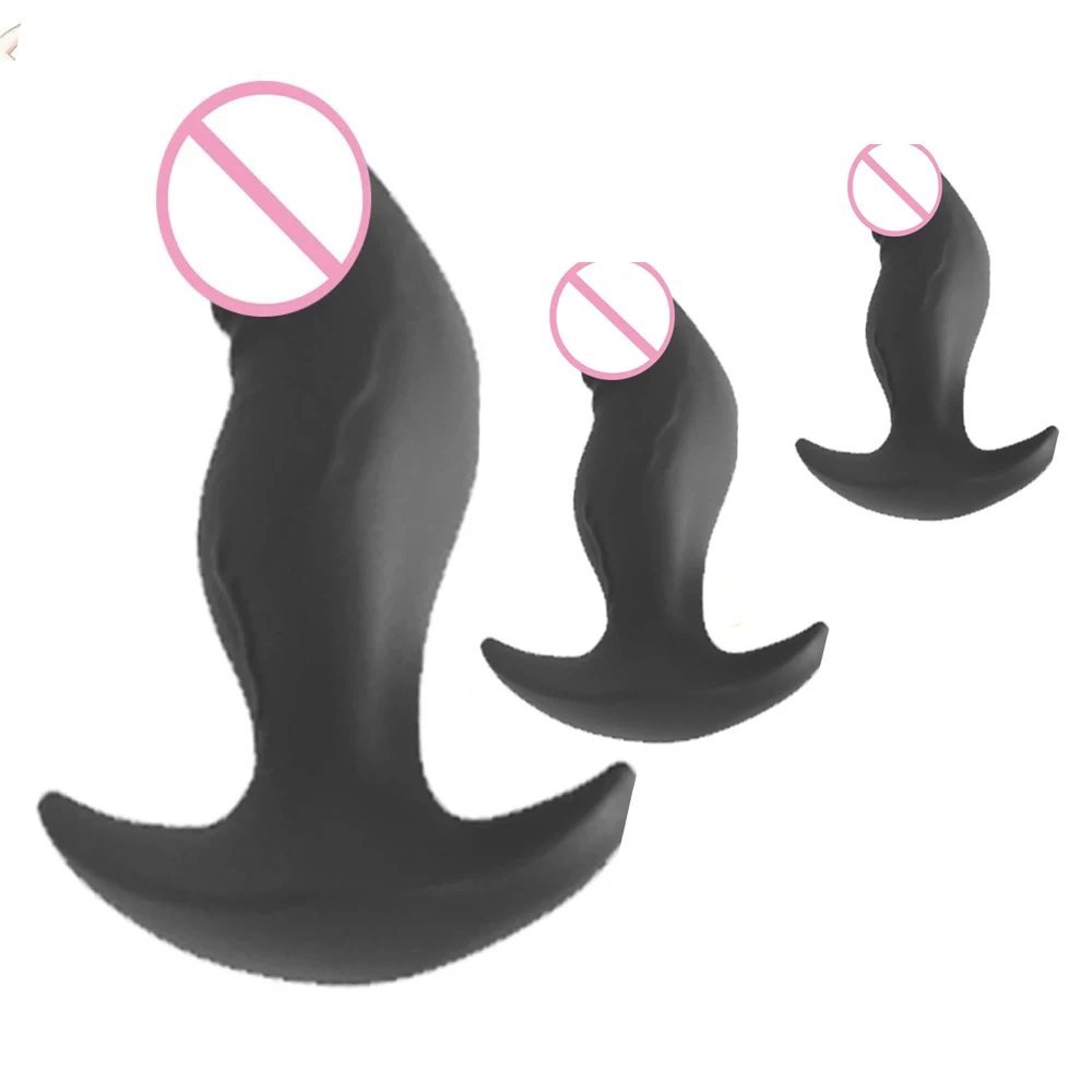 Silicone Anal Butt Plug Anal Beads Dildo Prostate Massager G-spot Stimulation Masturbators Clitoral Adult Sex Toys for Men Women