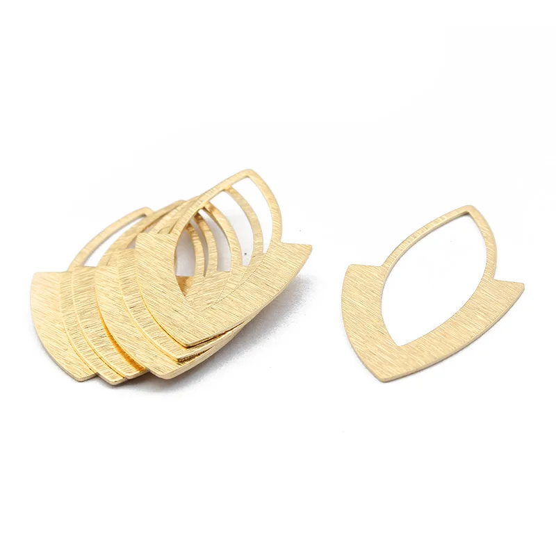 6-50pcs Raw Brass Drop Charms Pendant Geometric Charm For Necklace Earrings DIY Jewelry Accessories Finding Handmade Supplies