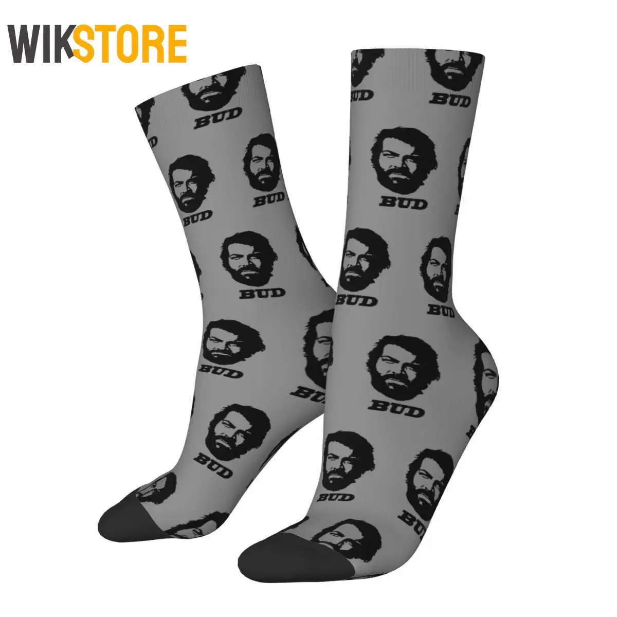 

Bud Spencer Socks Men Women Fashion Funny Happy Socks Harajuku Spring Summer Autumn Winter Middle Tube Socks Breathable Sock