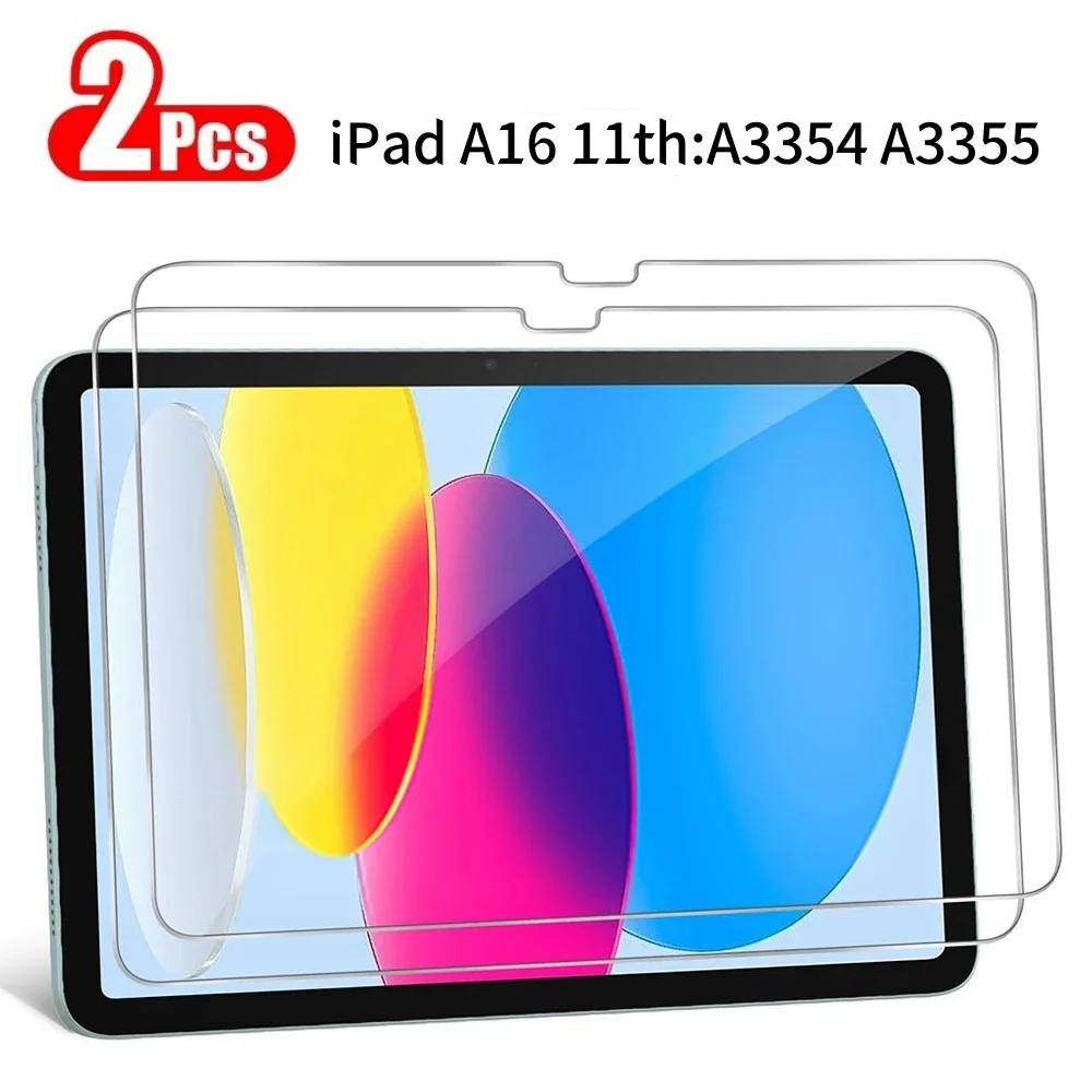 2 STKS Gehard Glas Screen Protector IPad 10e Generatie 11e 10.9 Inch 2025 iPad A16 A3354 A3355 A2696 A2757 Gen Film