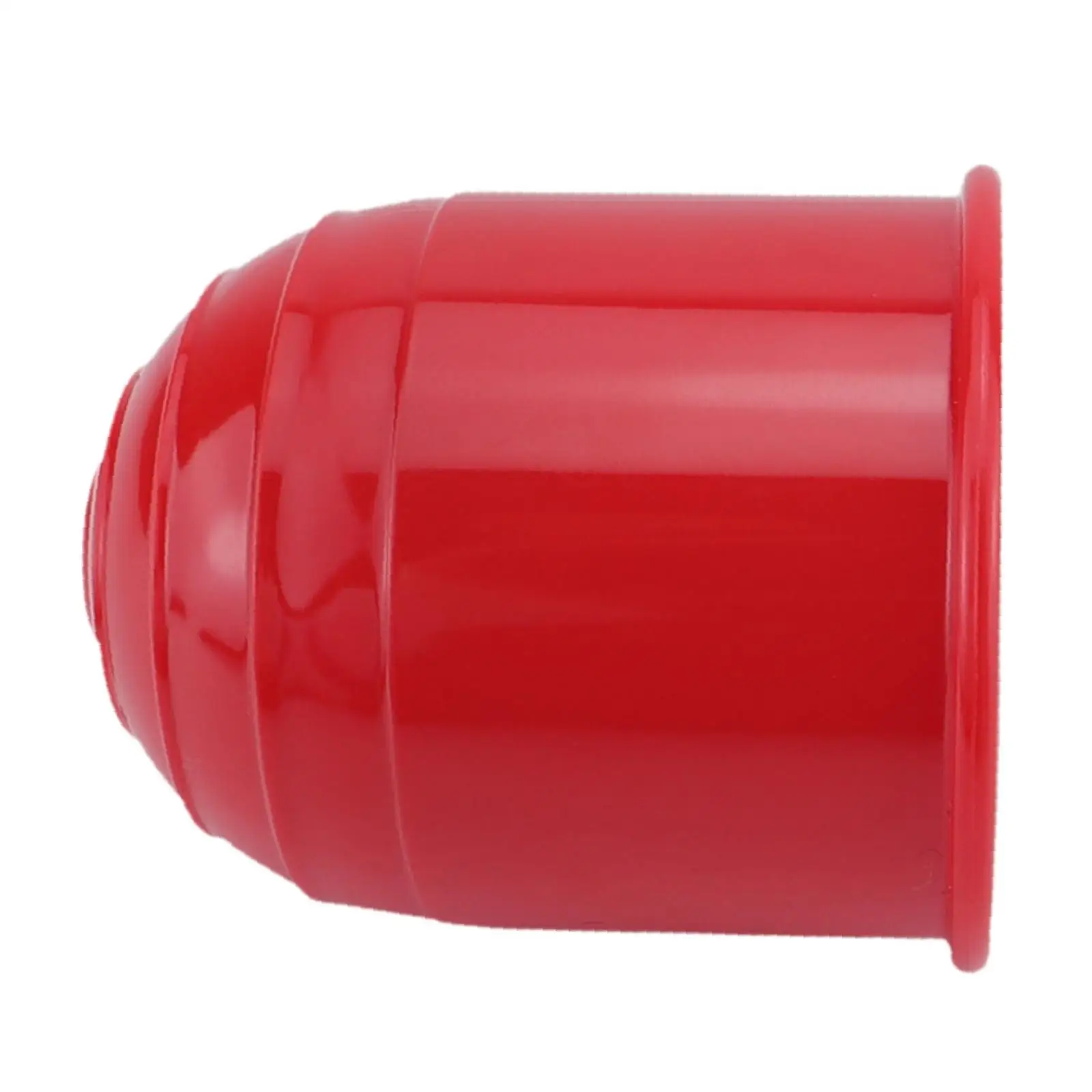 Tow Ball Cover Red Plastic 6cmx6.6cm Dustproof Trailer Hitch Cap for Vehicle Trailer RV Safety
