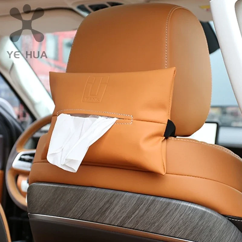 For Great Wall Tank 500 TANK 500 2022 2023 2024 Car Accessories Car Tissue Box Suction Box Car Interior Supplies