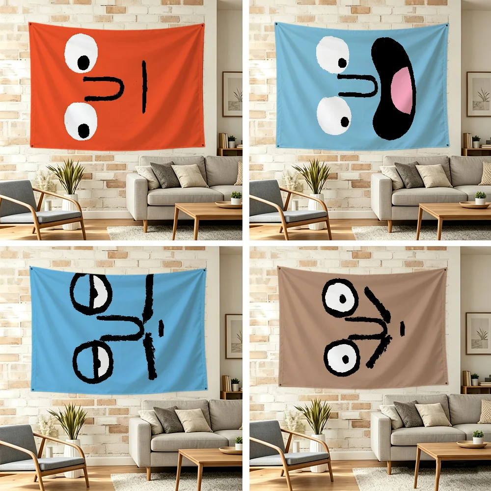 Aesthetic Art J-Jean flag Durable Outdoor Indoor Patio J-Jullien Festive Decoration Classic Design Pole Wall Room Banner