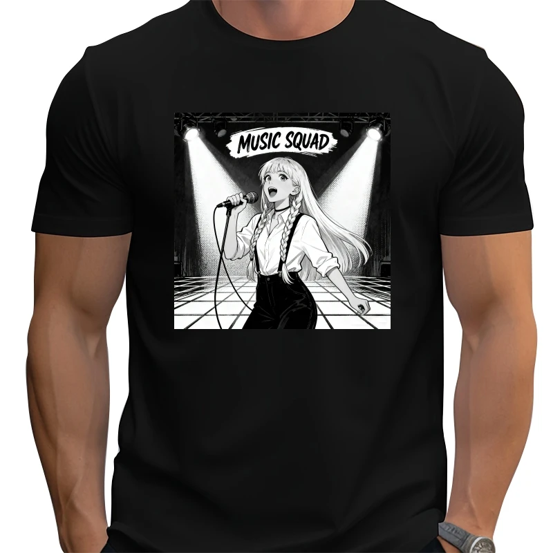 

Свободная футболка большого размера в стиле хип-хоп с рисунком мультфильма унисекс, повседневная футболка с короткими рукавами Fun Street, топ из 100% хлопка