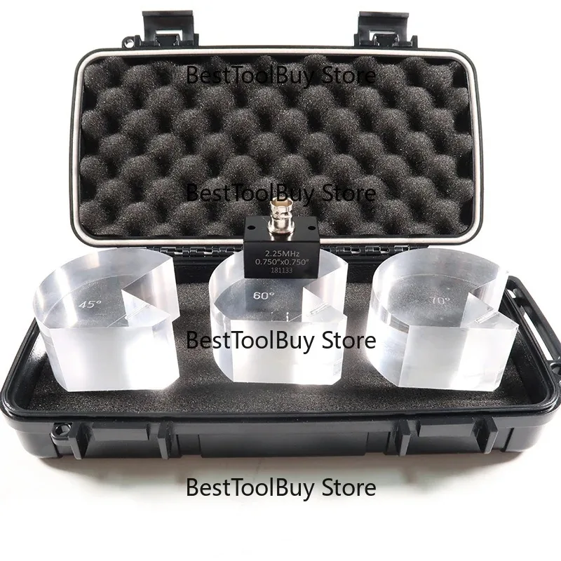 Probe(normal crystal)  + wedge 70 60 45 for Ultrasonic Flaw detecor/AWS Angle Beam Probe