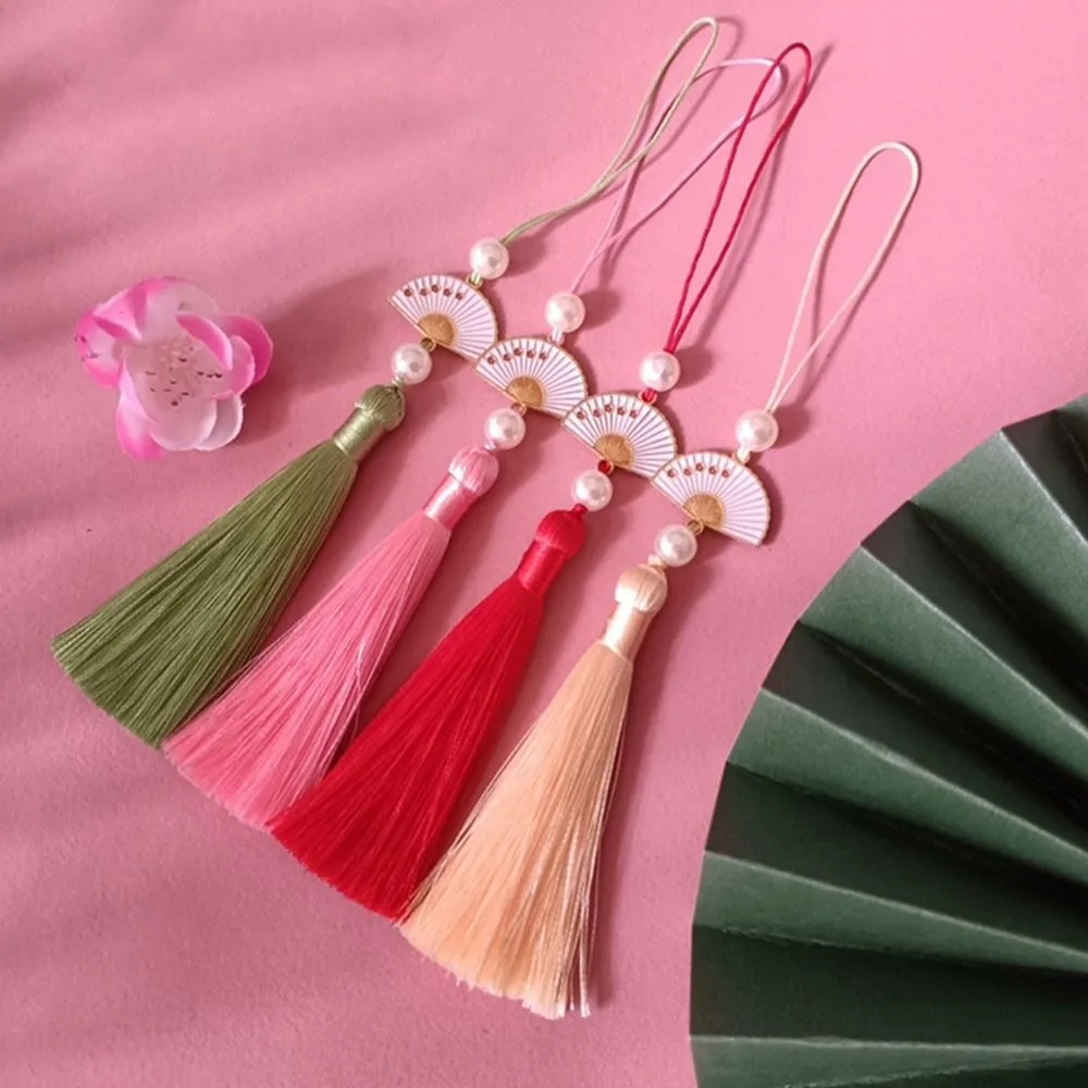 Keychain Lucky Bookmark Tassels Lanyard Blessing Tassel Car Keyring DIY Crafts Phone Pendant Chain Earrings