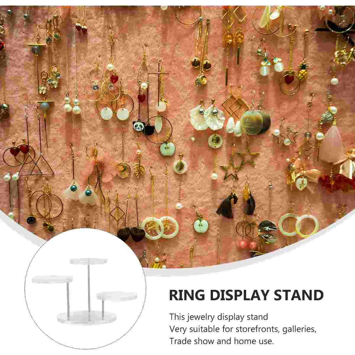 1 Set Ring-Display-Ständer, mehrschichtige Schmuck-Display-Ständer für Zuhause, Geschäft, Schmuck-Display-Rack, Ring-Show-Rack