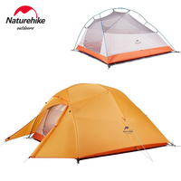 Naturehike Cloud Up 3 Person Backpacking Tent 20D Ultralight Waterproof Shelter Tent Outdoor Travel Beach Hiking Camping Tent