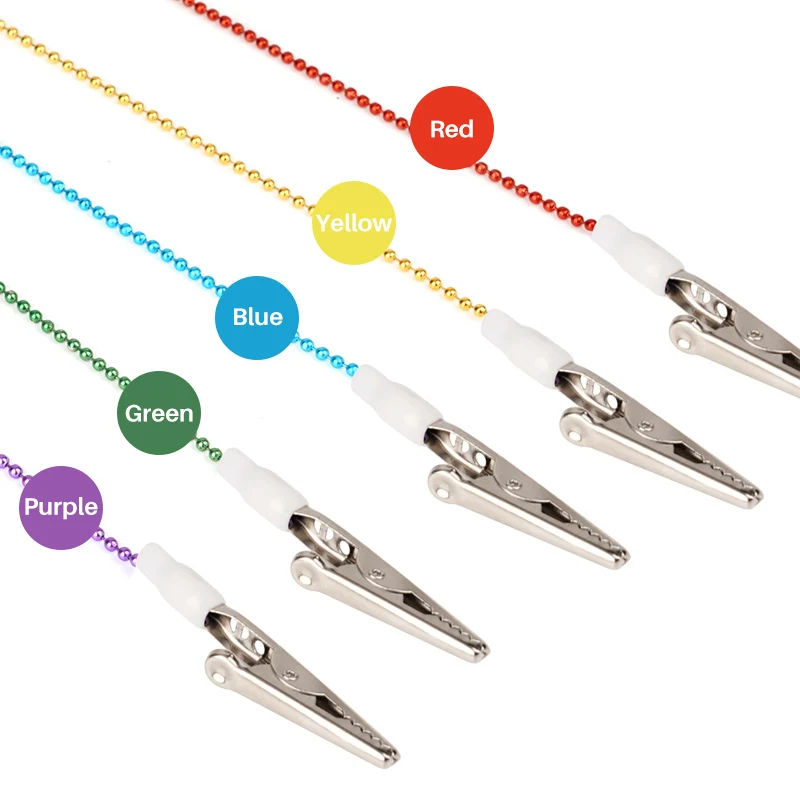 Colorido Clipe Cachecol para Suprimentos Oral Dental, Clipes Bib, Cadeia, Porta-guardanapo, Odontologia Material, Clipes descartáveis paciente, 1PC