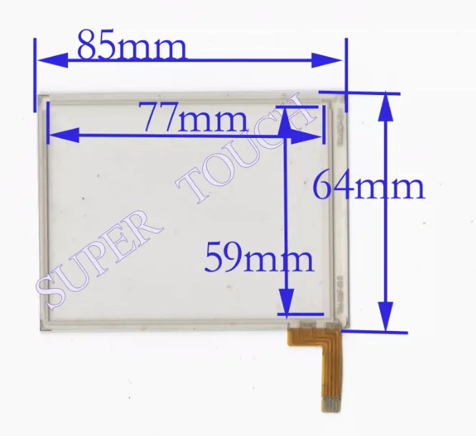 

3.6-inch TR4-036F-03 four wire resistor 85mm * 63mm PDF DIY touch screen 85 * 63