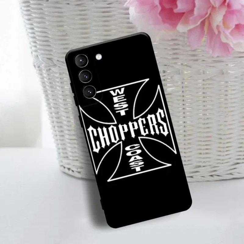West Coast Choppers Model Cross Austin Texas Phone Case For Samsung Galaxy S22 23 21 S20 FE Ultra S10 S9 Plus 20Ultral Cover