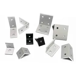 Vertical Angle Parts Connecting Aluminum Profile Code 90 Degrees Connectors Flat Integral 1pcs