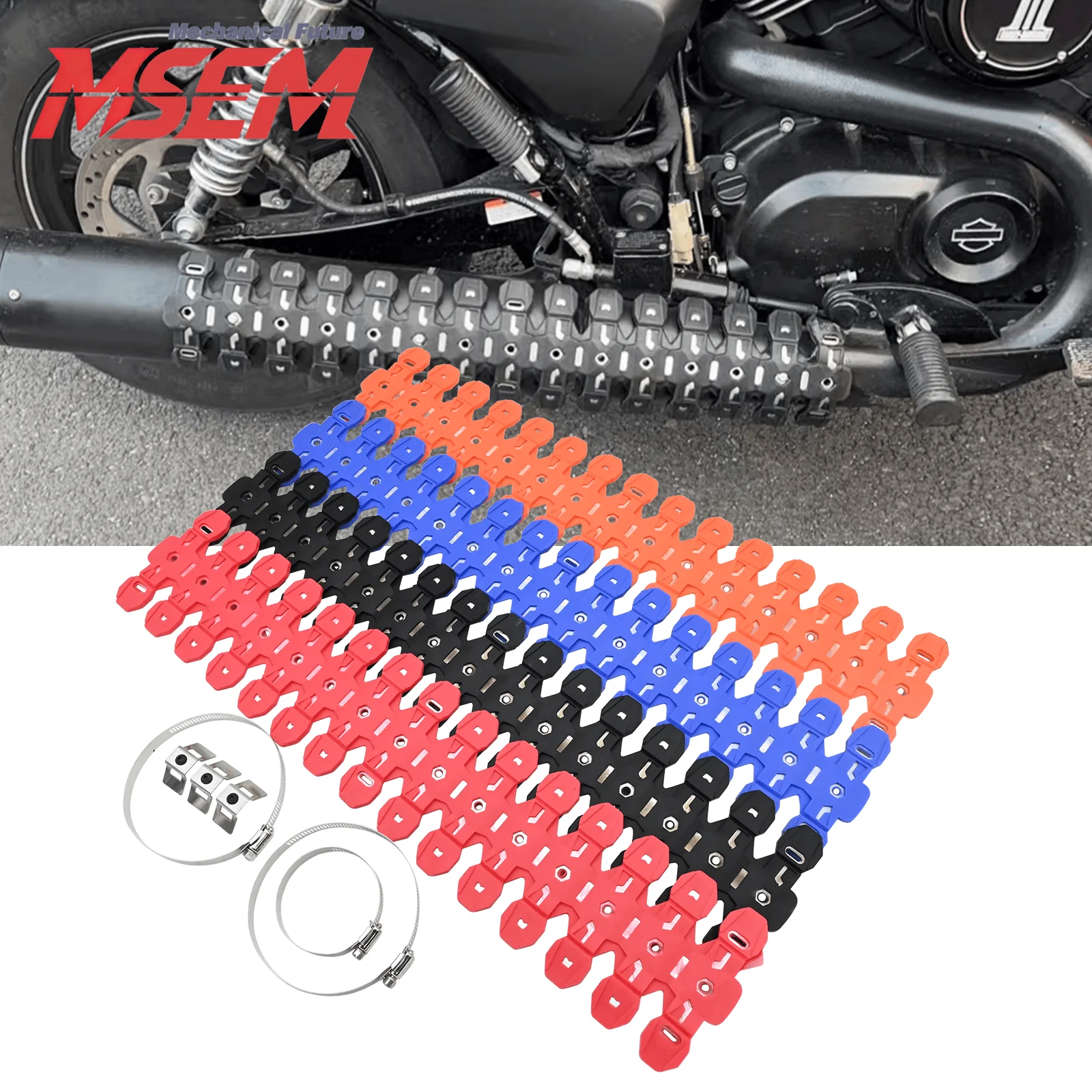 

60CM Muffler Heat Shield Exhaust Protector Anti Scald Guard For KTM 125 250 300 SX XC XCW BETA RR 2T 2012-2023