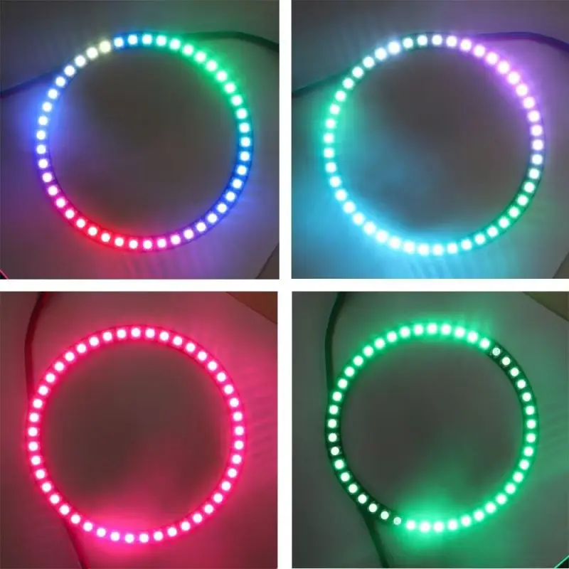 DIY 5050 Built-in RGB Addressable WS2811 DC5V LED Circle Ring