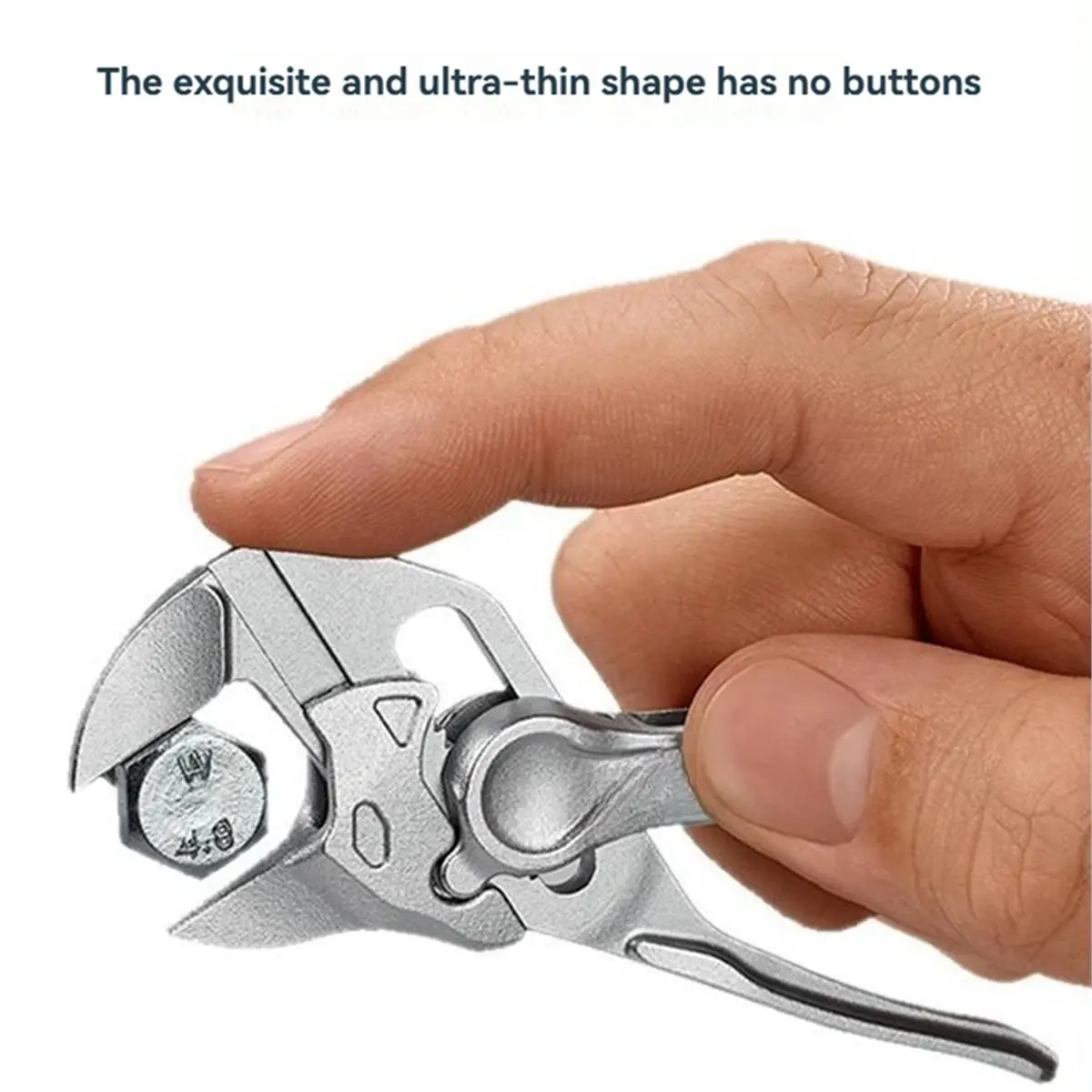4 Inch Wrench Pocket Portable Chrome Plated Live Wrench Mini Clip Eagle Beak Clamp Steel Slot Joint Wrench Tool