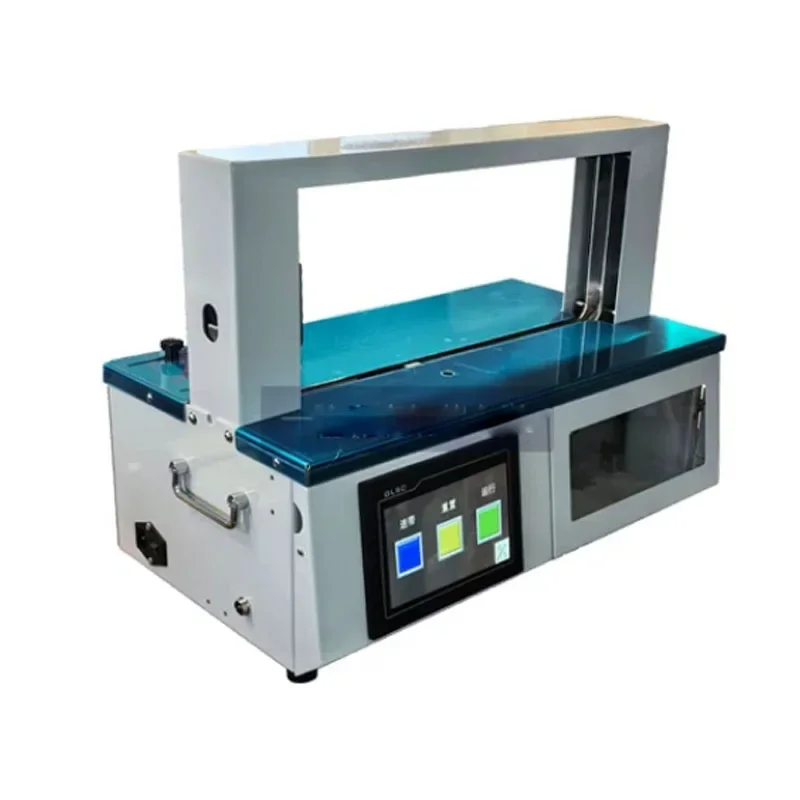 

Automatic OPP Tape Strapping Machine Hot Melt Plastic Tape Bundling Tool for Vegetable Food Paper Box Book（customized）
