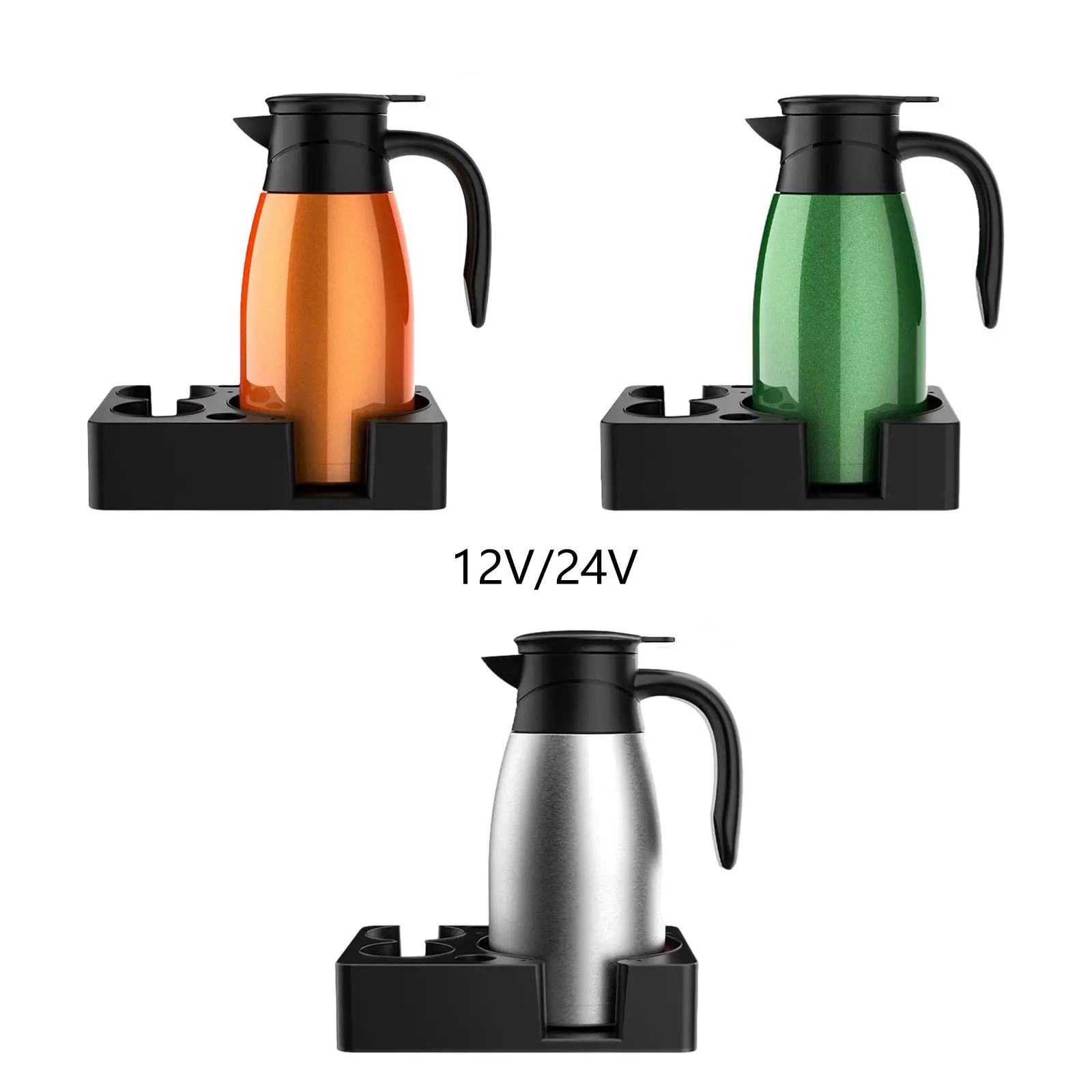 

Portable Car Kettle 1400ml Insulated Stainless Steel Water Heater Hot Water