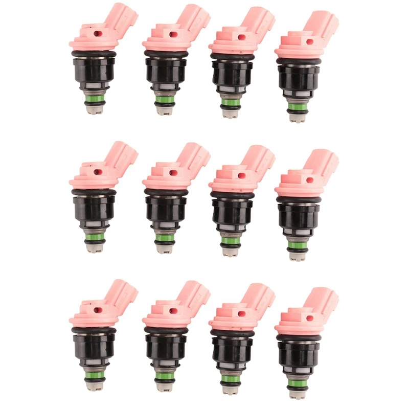 

12PCS New Fuel Injector Nozzle 16600-57Y01 For 1991-1999 Nissan Sentra 200SX NX 1.6L L4 GA16DE Engine