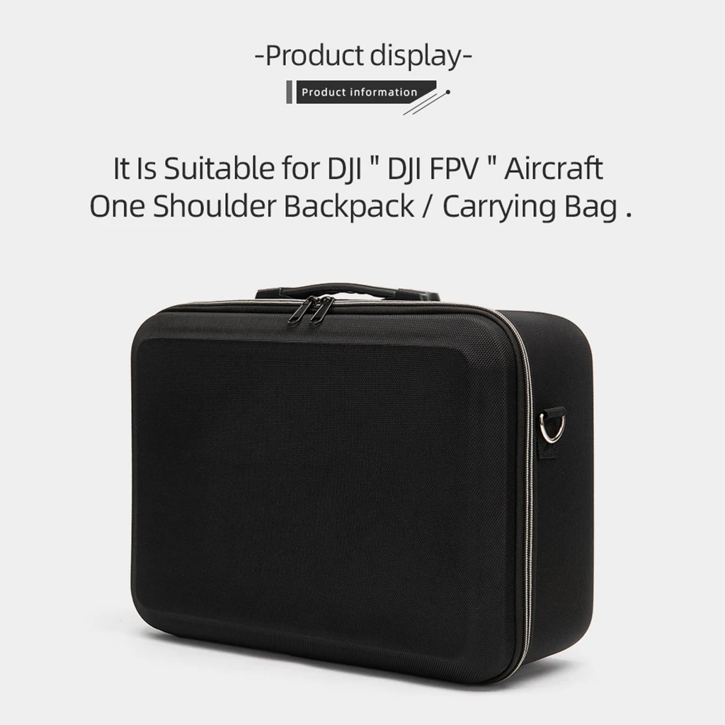 Portable Drone Storage Carry Case Shoulder Bag Quadcopter Travel Handbag Hard Shell Waterproof for DJI FPV Combo RC Drone