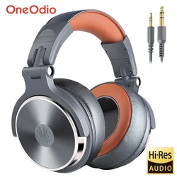 Oneodio auriculares con cable plegables por encima de la oreja para teléfono, ordenador, PC, estudio profesional, Monitor, DJ, auriculares cascos para videojuegos gaming con Micrófono