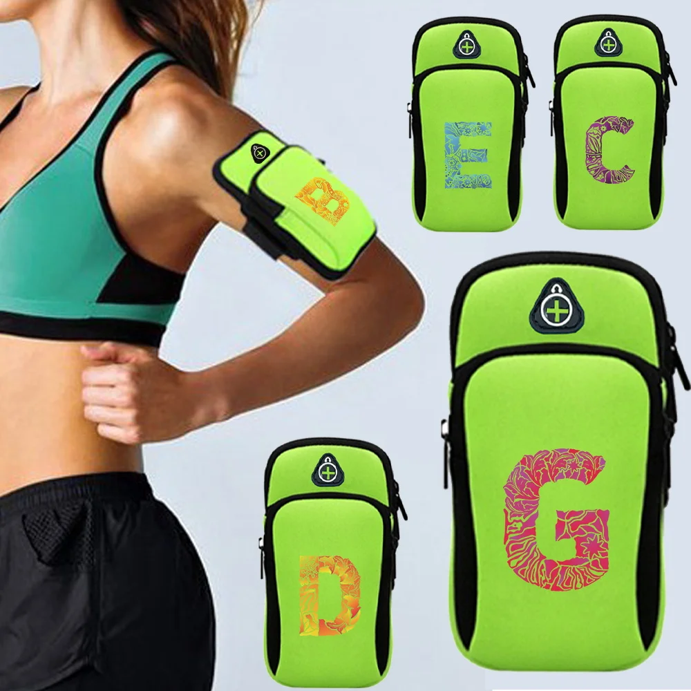 Sports Arm Bag Phone Engrave Image Series Accessories Fitness Phone Holder Waterproof Dustproof Breathable Sports Wrist Boxes