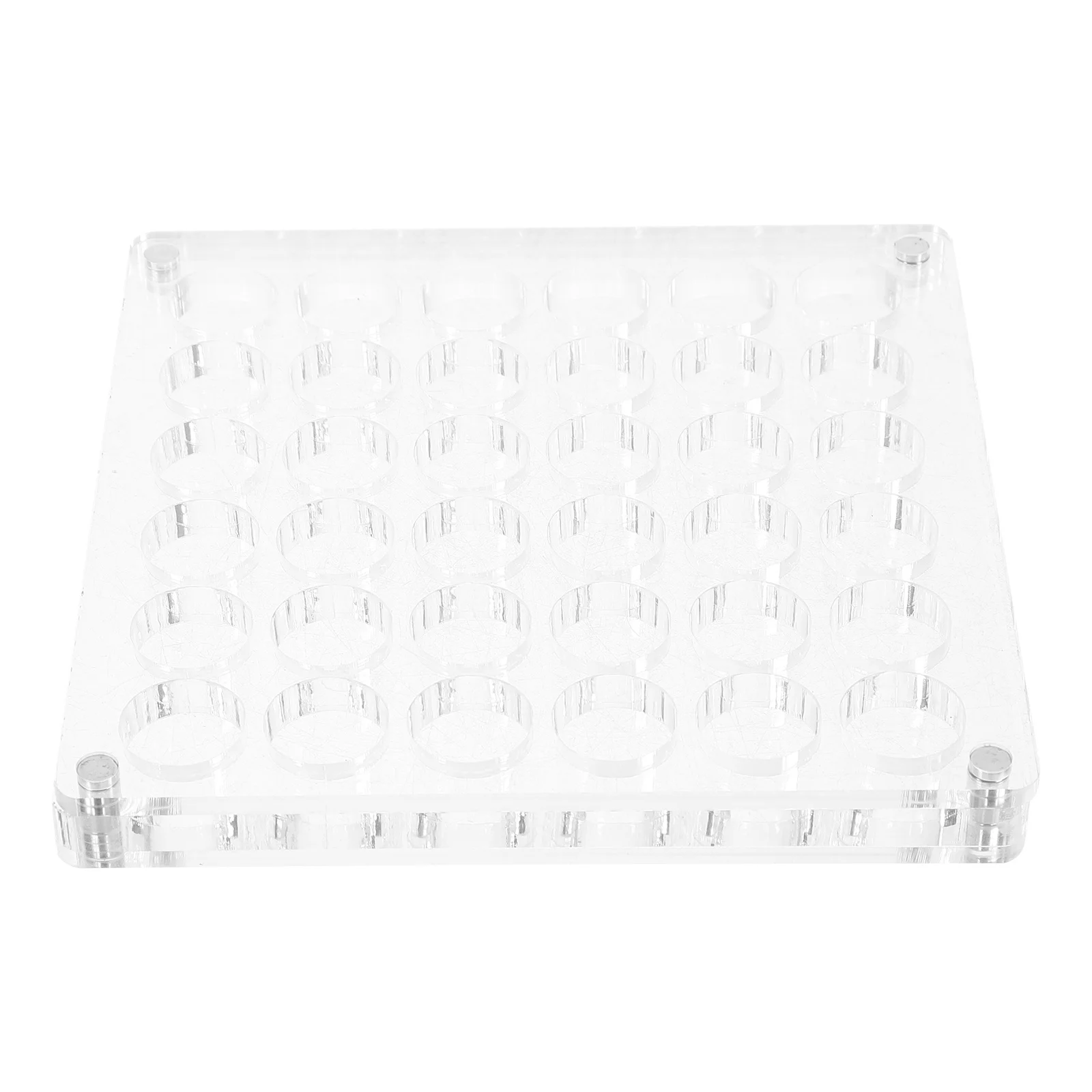 Caixa Organizadora Magnética para Strass de Unhas com 36 Compartimentos, Armazenamento Seguro e Exibição de Acessórios