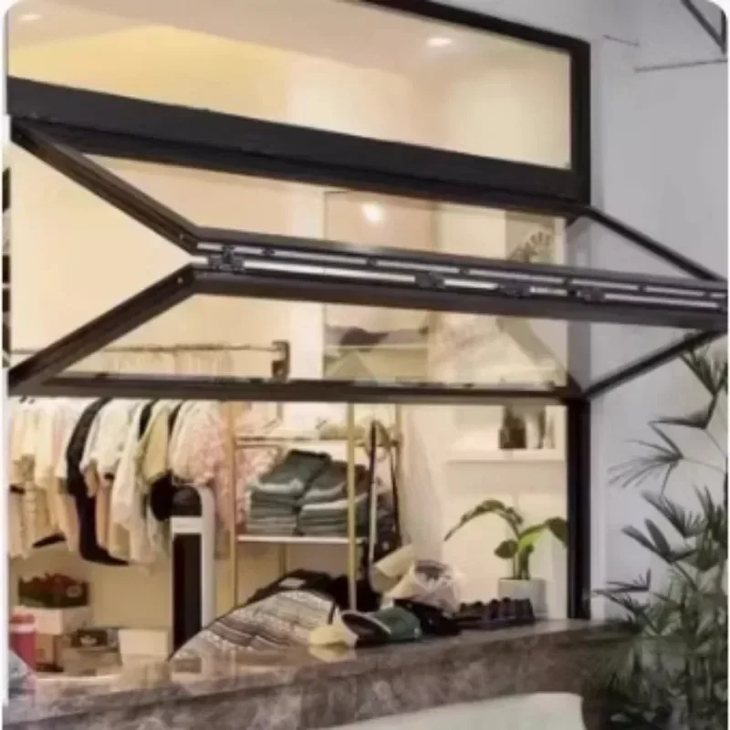 Folding window up and down