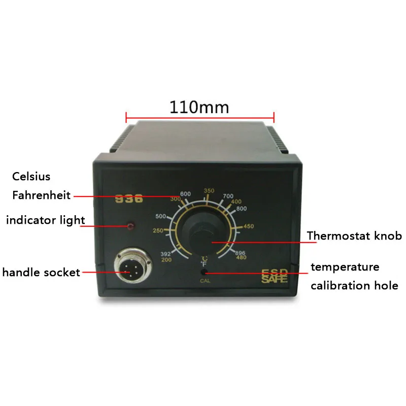 Neue 936-Lötstation mit konstanter Temperatur, elektrischer Lötkolben mit konstanter Temperatur, antistatisches Wartungsschweißen