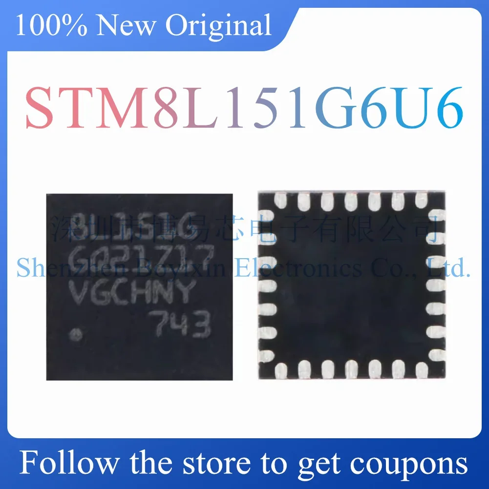 NEW STM8L151G6U6 Original Product UFQFPN-28