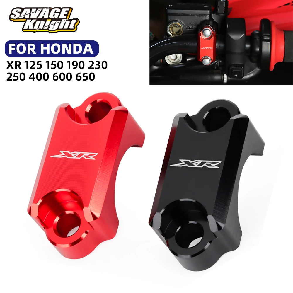 New For HONDA XR 125 150 190 230 250 400 600 650 Brake Master Cylinder Bar Clamp Cover XR125 XR150 XR190 XR650 XR400 Accessories